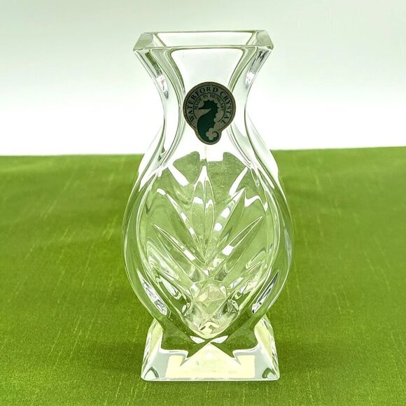 Waterford Athens Posy Clear Lead Crystal Vase - Picture 1 of 9
